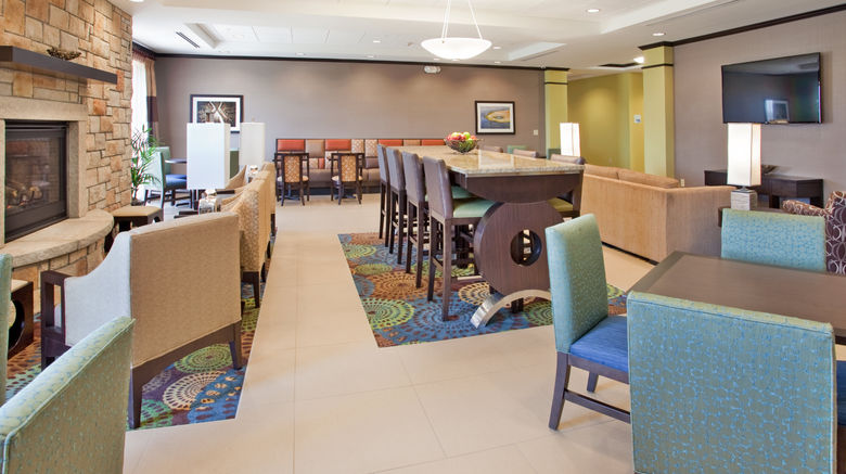 <b>Holiday Inn Express & Suites St. Joseph Lobby</b>. Images powered by <a href="https://www.leonardoworldwide.com/" title="Leonardo Worldwide" target="_blank">Leonardo</a>.