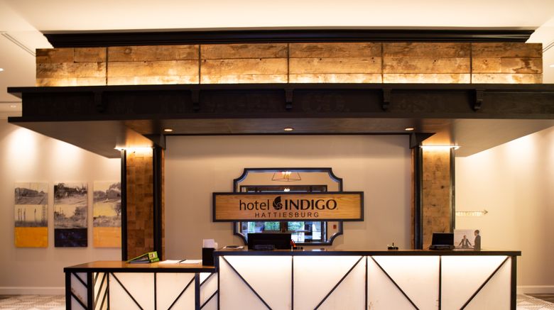 <b>Hotel Indigo Hattiesburg Lobby</b>. Images powered by <a href="https://www.leonardoworldwide.com/" title="Leonardo Worldwide" target="_blank">Leonardo</a>.