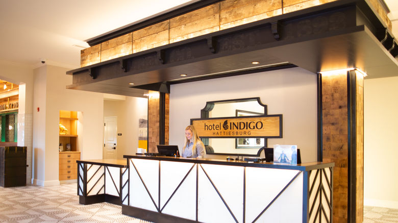 <b>Hotel Indigo Hattiesburg Lobby</b>. Images powered by <a href="https://www.leonardoworldwide.com/" title="Leonardo Worldwide" target="_blank">Leonardo</a>.
