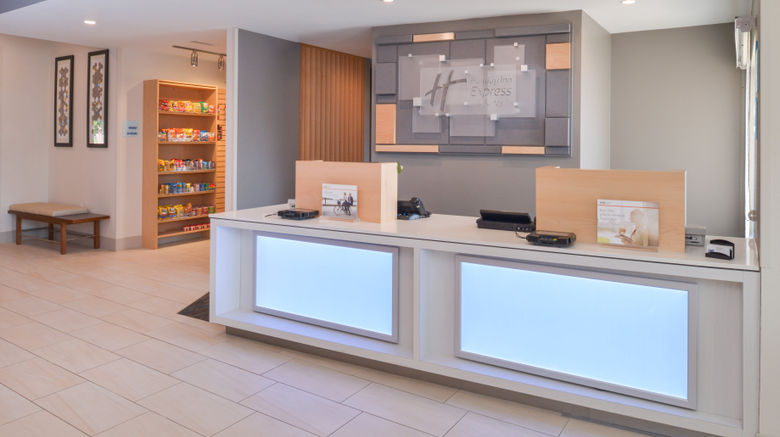 <b>Holiday Inn Express & Stes 120th & Maple Lobby</b>. Images powered by <a href="https://www.leonardoworldwide.com/" title="Leonardo Worldwide" target="_blank">Leonardo</a>.