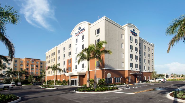 Candlewood Suites Miami Exec Airport Exterior. Images powered by <a href="https://www.leonardoworldwide.com" target="_blank" rel="noopener">Leonardo</a>.