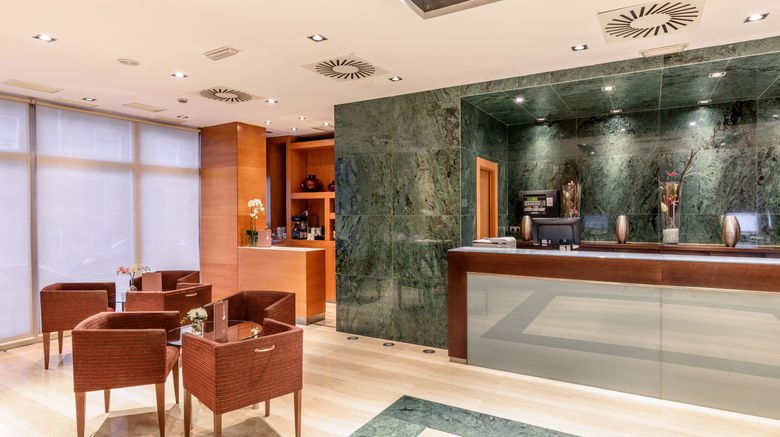 <b>Exe Leon Hotel Lobby</b>. Images powered by <a href="https://www.leonardoworldwide.com/" title="Leonardo Worldwide" target="_blank">Leonardo</a>.