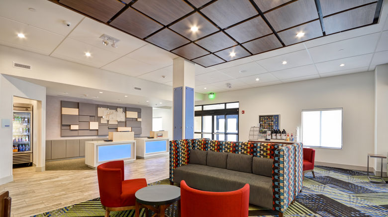 <b>Holiday Inn Express & Suites Evansville Lobby</b>. Images powered by <a href="https://www.leonardoworldwide.com/" title="Leonardo Worldwide" target="_blank">Leonardo</a>.