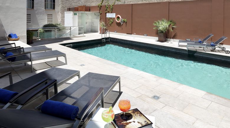 <b>Eurostars Sevilla Boutique Hotel Pool</b>. Images powered by <a href="https://www.leonardoworldwide.com/" title="Leonardo Worldwide" target="_blank">Leonardo</a>.