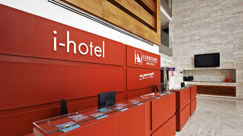 <b>Eurostars I-Hotel Madrid Lobby</b>. Images powered by <a href="https://www.leonardoworldwide.com/" title="Leonardo Worldwide" target="_blank">Leonardo</a>.