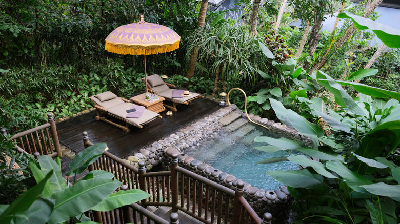 <b>Capella Ubud, Bali Pool</b>. Images powered by <a href=https://www.travelagewest.com/Hotels/Ubud-Indonesia/