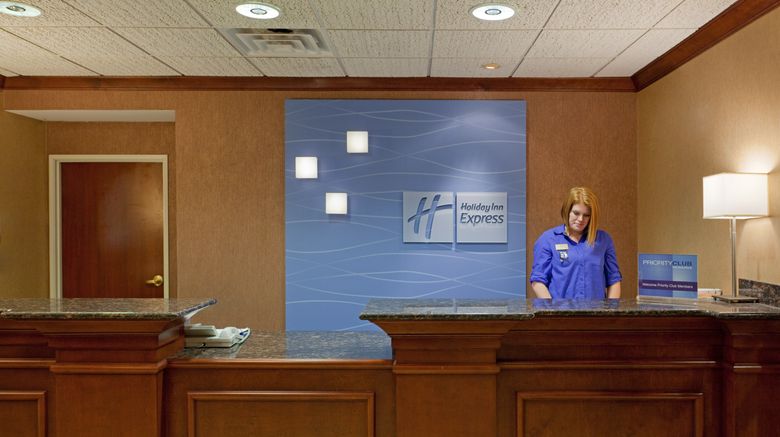 <b>Holiday Inn Express Hotel & Suites Lobby</b>. Images powered by <a href="https://www.leonardoworldwide.com/" title="Leonardo Worldwide" target="_blank">Leonardo</a>.