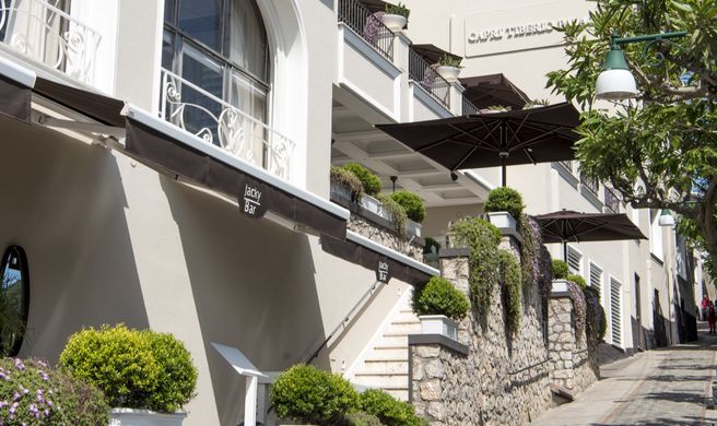 Capri Tiberio Palace Exterior