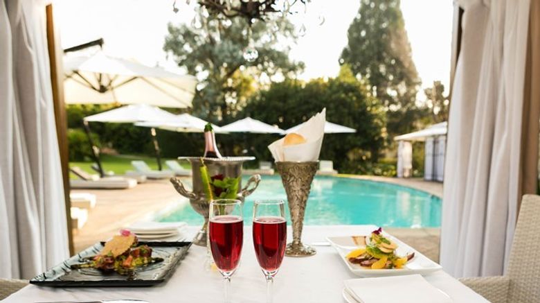 <b>Fairlawns Boutique Hotel and Spa Pool</b>. Images powered by <a href=https://www.travelagewest.com/Hotels/Sandton-South-Africa/