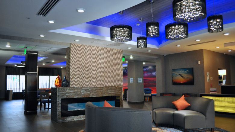 <b>Holiday Inn Express Hotel & Stes SE I-35 Lobby</b>. Images powered by <a href="https://www.leonardoworldwide.com/" title="Leonardo Worldwide" target="_blank">Leonardo</a>.