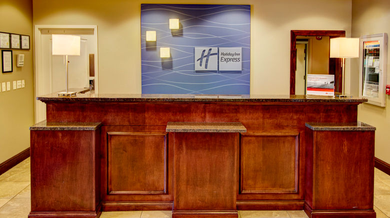 <b>Holiday Inn Express & Suites, Sioux City Lobby</b>. Images powered by <a href="https://www.leonardoworldwide.com/" title="Leonardo Worldwide" target="_blank">Leonardo</a>.