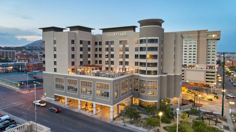 Courtyard Downtown Convention Center Exterior. Images powered by <a href=https://www.travelweekly-asia.com/Hotels/El-Paso-TX/