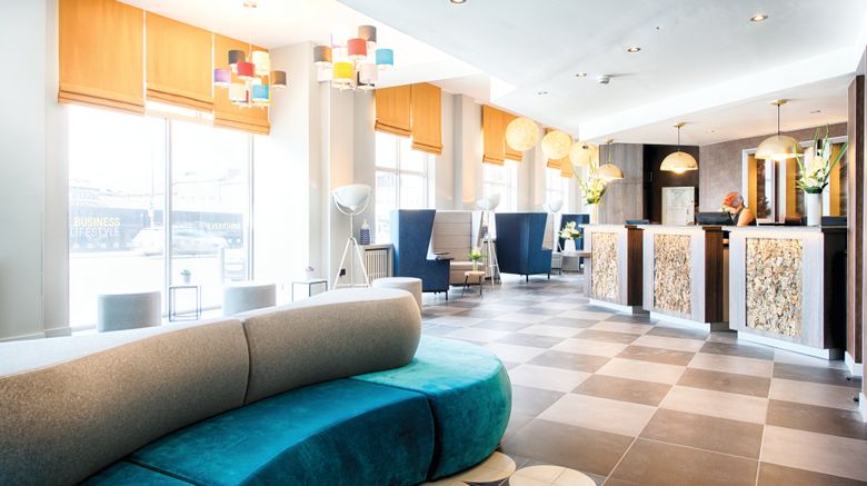 <b>Leonardo Hotel Edinburgh Haymarket Lobby</b>. Images powered by <a href="https://www.leonardoworldwide.com/" title="Leonardo Worldwide" target="_blank">Leonardo</a>.