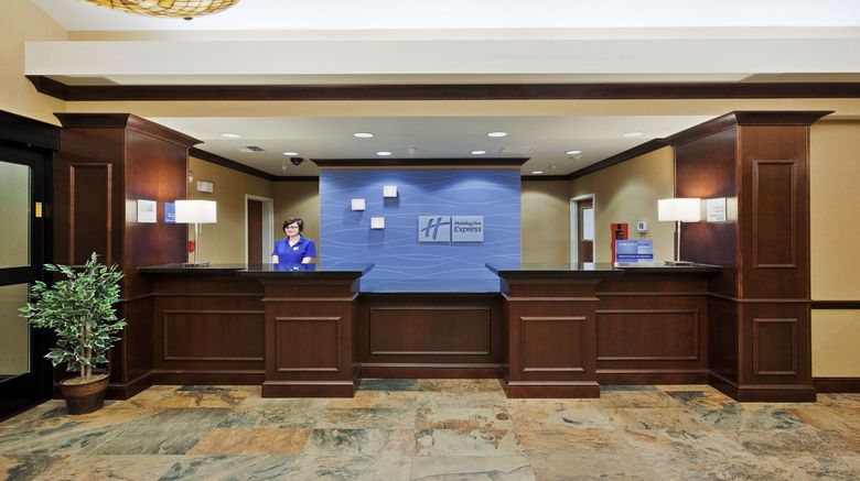 <b>Holiday Inn Express Hotel & Suites Lobby</b>. Images powered by <a href="https://www.leonardoworldwide.com/" title="Leonardo Worldwide" target="_blank">Leonardo</a>.