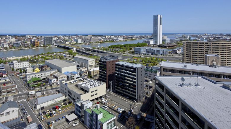 <b>Crowne Plaza ANA Niigata Exterior</b>. Images powered by <a href="https://www.leonardoworldwide.com/" title="Leonardo Worldwide" target="_blank">Leonardo</a>.
