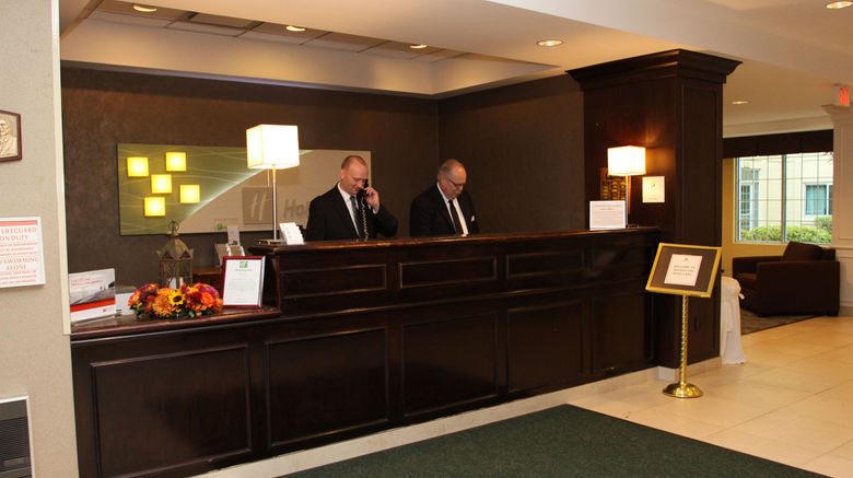 <b>Holiday Inn Budd Lake - Rockaway Area Lobby</b>. Images powered by <a href="https://www.leonardoworldwide.com/" title="Leonardo Worldwide" target="_blank">Leonardo</a>.