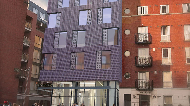 <b>Staycity Aparthotels Dublin Castle Exterior</b>. Images powered by <a href="https://www.leonardoworldwide.com/" title="Leonardo Worldwide" target="_blank">Leonardo</a>.