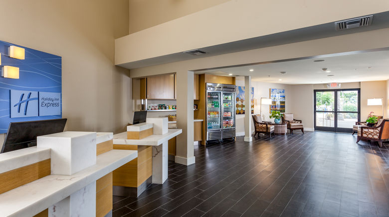 <b>Holiday Inn Express Lobby</b>. Images powered by <a href="https://www.leonardoworldwide.com/" title="Leonardo Worldwide" target="_blank">Leonardo</a>.