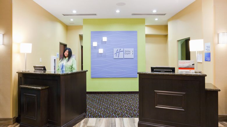 <b>Holiday Inn Express & Suites North Lobby</b>. Images powered by <a href="https://www.leonardoworldwide.com/" title="Leonardo Worldwide" target="_blank">Leonardo</a>.