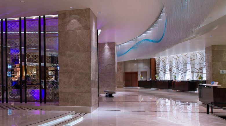 <b>Sheraton Grand Bangalore Brigade Gateway Lobby</b>. Images powered by <a href=https://www.travelagewest.com/Hotels/Bengaluru-India/