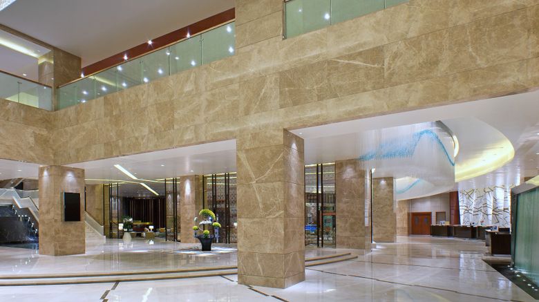 <b>Sheraton Grand Bangalore Brigade Gateway Lobby</b>. Images powered by <a href=https://www.travelagewest.com/Hotels/Bengaluru-India/