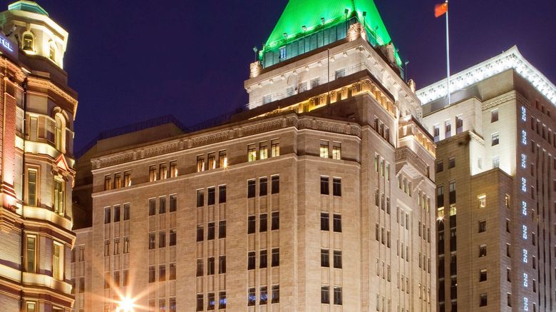 <b>Fairmont Peace Hotel Shanghai Exterior</b>. Images powered by <a href=https://www.travelagewest.com/Hotels/Shanghai/