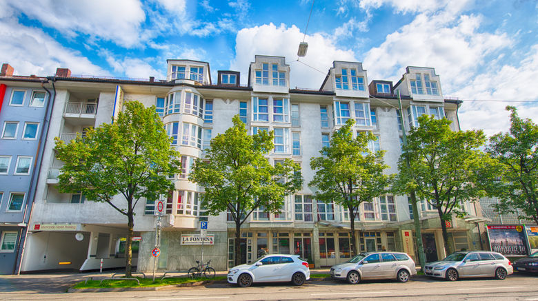 Leonardo Hotel Munich City West Exterior. Images powered by <a href="https://www.leonardoworldwide.com" target="_blank" rel="noopener">Leonardo</a>.