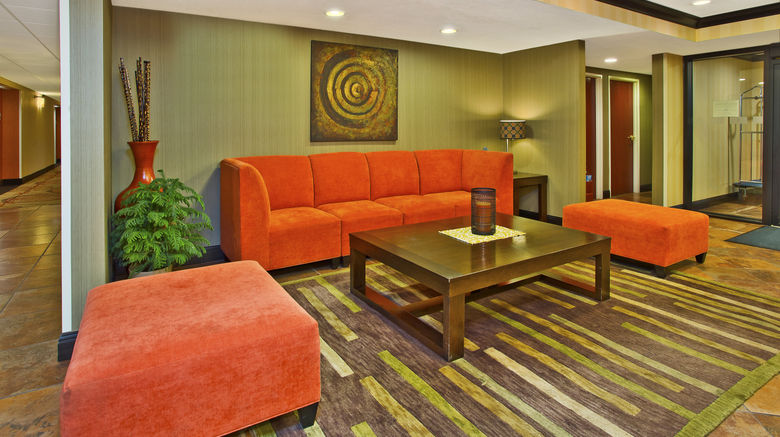 <b>Holiday Inn Express Wabash Lobby</b>. Images powered by <a href="https://www.leonardoworldwide.com/" title="Leonardo Worldwide" target="_blank">Leonardo</a>.