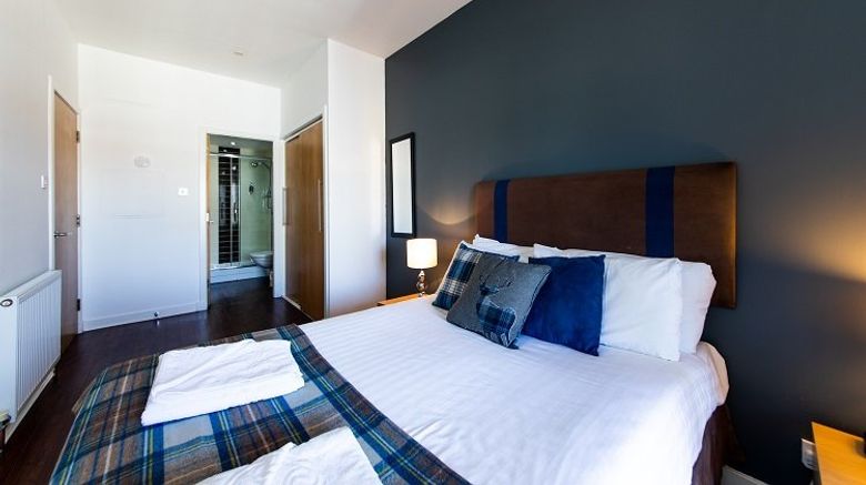 <b>The Spires Serviced Apartments Glasgow Room</b>. Images powered by <a href="https://www.leonardoworldwide.com/" title="Leonardo Worldwide" target="_blank">Leonardo</a>.