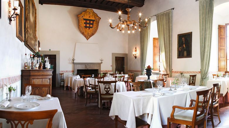 <b>Castello di Spaltenna Restaurant</b>. Images powered by <a href=https://www.travelagewest.com/Hotels/Gaiole-in-Chianti-Italy/