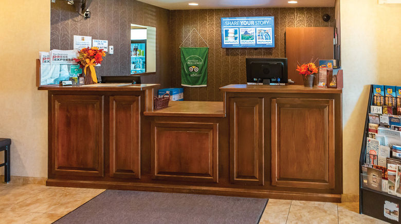 <b>My Place Hotel-Dickinson Lobby</b>. Images powered by <a href="https://www.leonardoworldwide.com/" title="Leonardo Worldwide" target="_blank">Leonardo</a>.