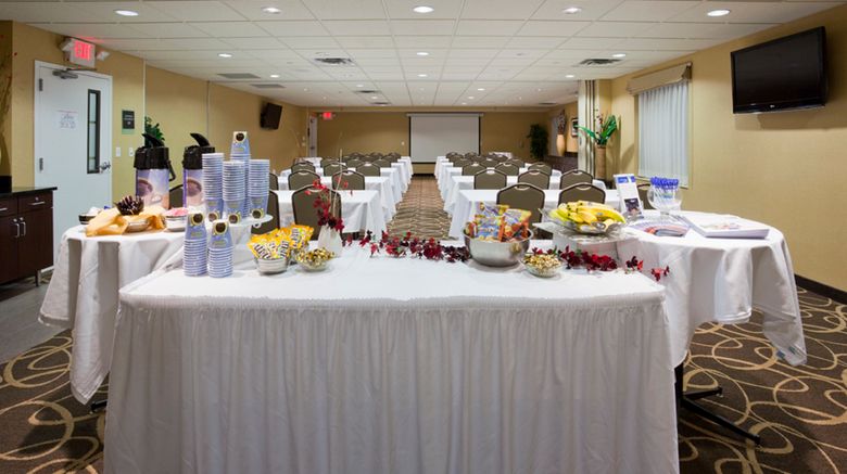 <b>Holiday Inn Express & Suites Rogers Meeting</b>. Images powered by <a href="https://www.leonardoworldwide.com/" title="Leonardo Worldwide" target="_blank">Leonardo</a>.
