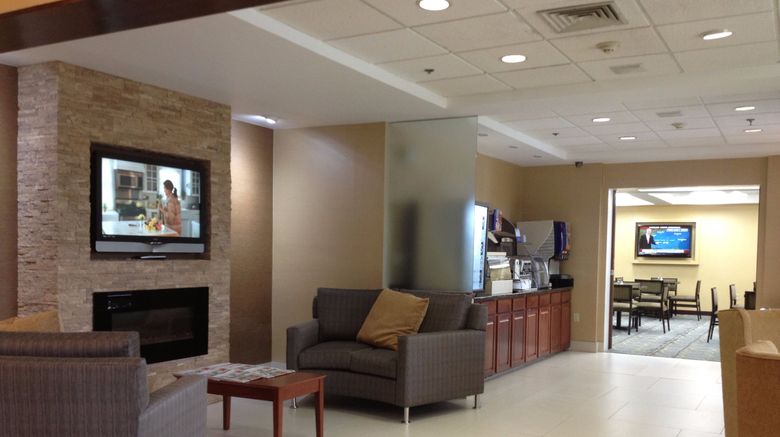 <b>Holiday Inn Express & Suites Lobby</b>. Images powered by <a href="https://www.leonardoworldwide.com/" title="Leonardo Worldwide" target="_blank">Leonardo</a>.
