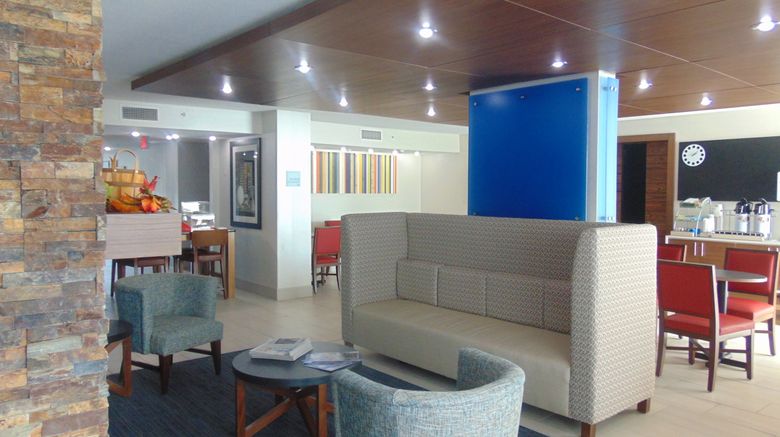 <b>Holiday Inn Express & Suites Wapakoneta Lobby</b>. Images powered by <a href="https://www.leonardoworldwide.com/" title="Leonardo Worldwide" target="_blank">Leonardo</a>.