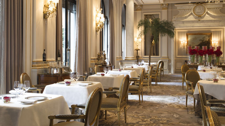 <b>Four Seasons Hotel George V Restaurant</b>. Images powered by <a href=https://www.travelagewest.com/Hotels/Paris/