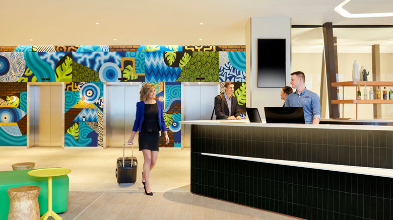 <b>Holiday Inn Express Adelaide City Centre Lobby</b>. Images powered by <a href="https://www.leonardoworldwide.com/" title="Leonardo Worldwide" target="_blank">Leonardo</a>.