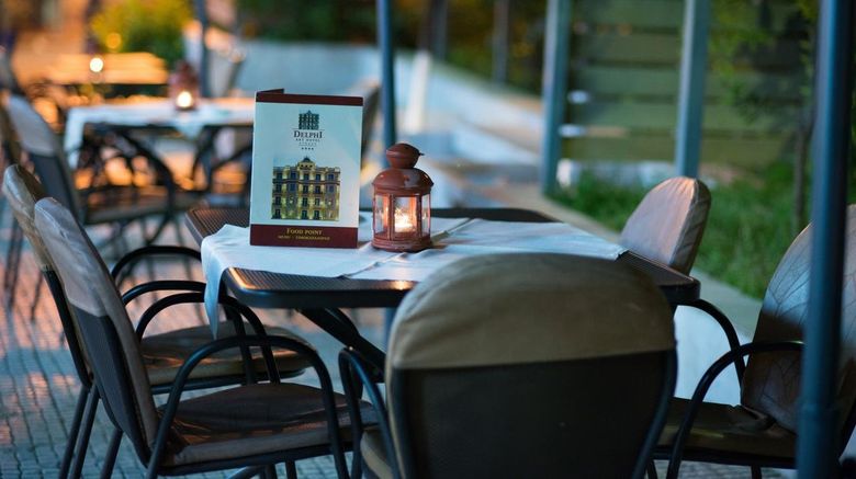 <b>Delphi Art Hotel Restaurant</b>. Images powered by <a href="https://www.leonardoworldwide.com/" title="Leonardo Worldwide" target="_blank">Leonardo</a>.