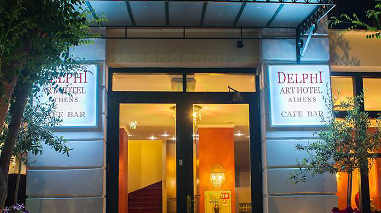 <b>Delphi Art Hotel Exterior</b>. Images powered by <a href="https://www.leonardoworldwide.com/" title="Leonardo Worldwide" target="_blank">Leonardo</a>.