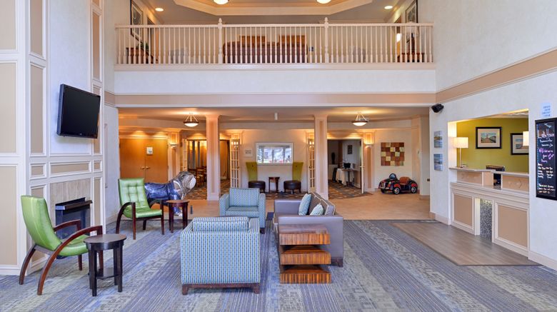 <b>Holiday Inn Express & Suites Lobby</b>. Images powered by <a href="https://www.leonardoworldwide.com/" title="Leonardo Worldwide" target="_blank">Leonardo</a>.