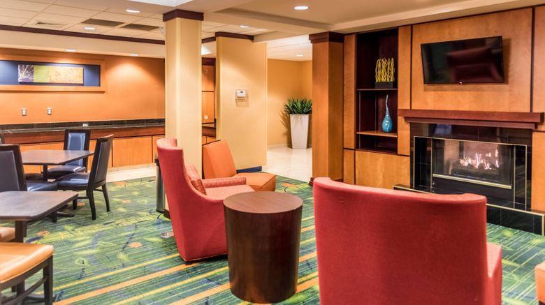 <b>Fairfield Inn & Suites Muskegon Lobby</b>. Images powered by <a href="https://leonardo.com/" title="Leonardo Worldwide" target="_blank">Leonardo</a>.