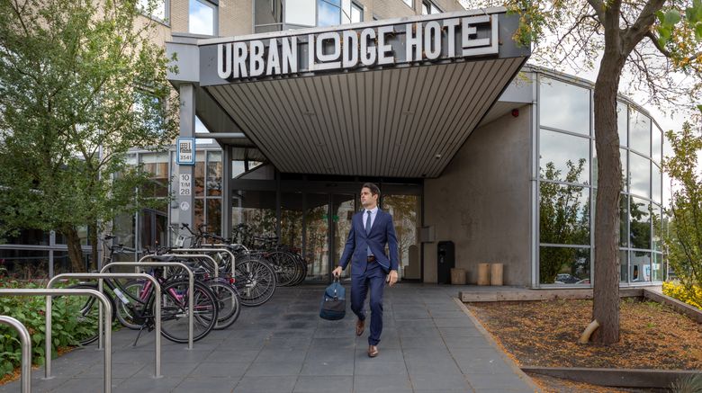 <b>Urban Lodge Hotel Exterior</b>. Images powered by <a href="https://www.leonardoworldwide.com/" title="Leonardo Worldwide" target="_blank">Leonardo</a>.