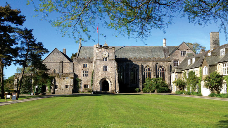 Dartington Hall Hotel Exterior. Images powered by <a href="https://www.leonardoworldwide.com" target="_blank" rel="noopener">Leonardo</a>.