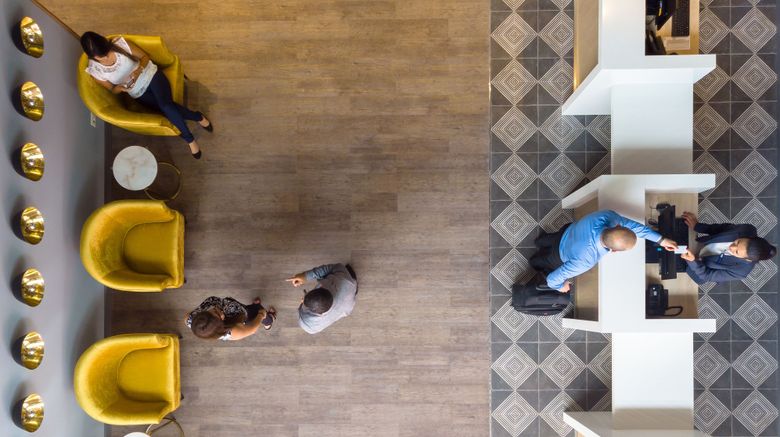 <b>Holiday Inn Express Lima San Isidro Lobby</b>. Images powered by <a href="https://www.leonardoworldwide.com/" title="Leonardo Worldwide" target="_blank">Leonardo</a>.