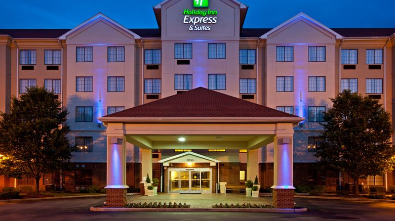 Holiday Inn Express Indianapolis East Exterior. Images powered by <a href="https://www.leonardoworldwide.com" target="_blank" rel="noopener">Leonardo</a>.