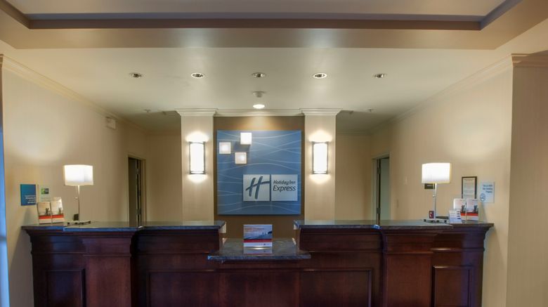 <b>Holiday Inn Express Hotel and Suites Buf Lobby</b>. Images powered by <a href="https://www.leonardoworldwide.com/" title="Leonardo Worldwide" target="_blank">Leonardo</a>.