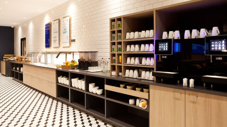 <b>Holiday Inn Express Saabruecken Restaurant</b>. Images powered by <a href="https://www.leonardoworldwide.com/" title="Leonardo Worldwide" target="_blank">Leonardo</a>.