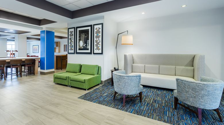 <b>Holiday Inn Express & Suites Lobby</b>. Images powered by <a href="https://www.leonardoworldwide.com/" title="Leonardo Worldwide" target="_blank">Leonardo</a>.