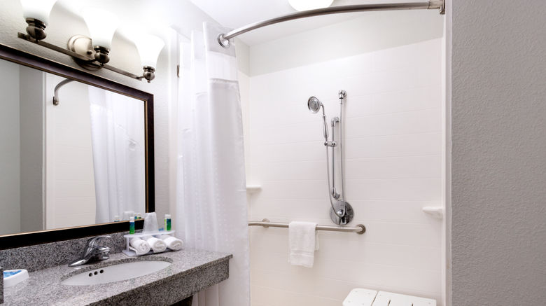<b>Holiday Inn Express Hotel & Suites Room</b>. Images powered by <a href="https://www.leonardoworldwide.com/" title="Leonardo Worldwide" target="_blank">Leonardo</a>.