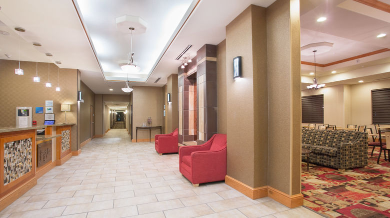 <b>Holiday Inn Express & Suites Lobby</b>. Images powered by <a href="https://www.leonardoworldwide.com/" title="Leonardo Worldwide" target="_blank">Leonardo</a>.