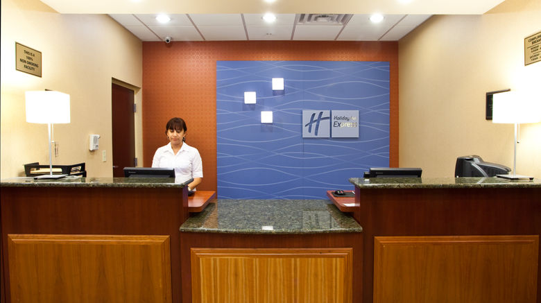 <b>Holiday Inn Express Lobby</b>. Images powered by <a href="https://www.leonardoworldwide.com/" title="Leonardo Worldwide" target="_blank">Leonardo</a>.